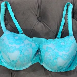 Beautiful Body by Victoria Teal Lace Bra